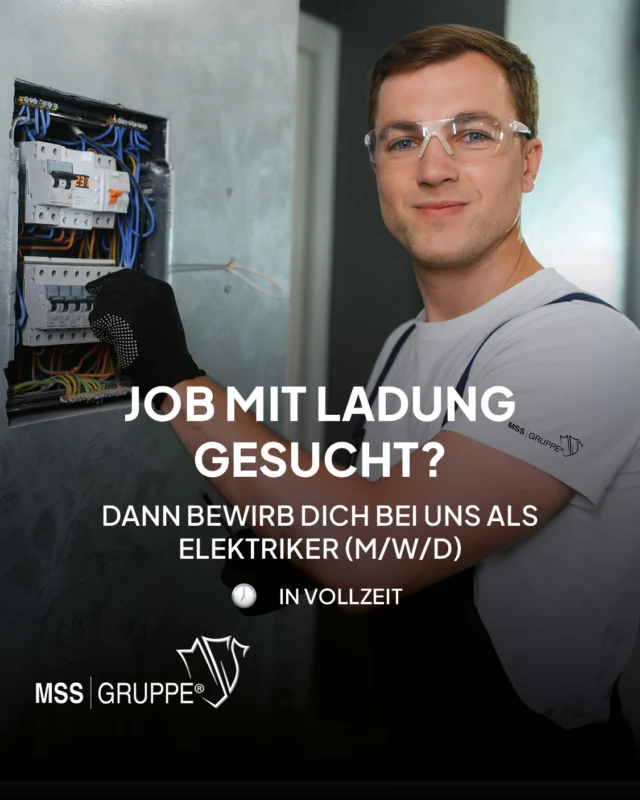 Du kennst Dich mit Strom, Gebäudetechnik und Störungsanalyse aus? Dann passt Du zu uns! 💡

Wir suchen einen Elektriker (m/w/d) in Langenhagen – mit abgeschlossener Ausbildung, Erfahrung im technischen Bereich und einem kühlen Kopf in stressigen Momenten.

Alles dabei? Dann jetzt bewerben!
🚗 Firmenfahrzeug inklusive
🔧 Viel Abwechslung garantiert

Klingt spannend? Dann bewirb dich jetzt!
👉 https://www.mssgruppe.de/karriere/

#MSSGruppe #Karriere #Service #Elektiker #Team