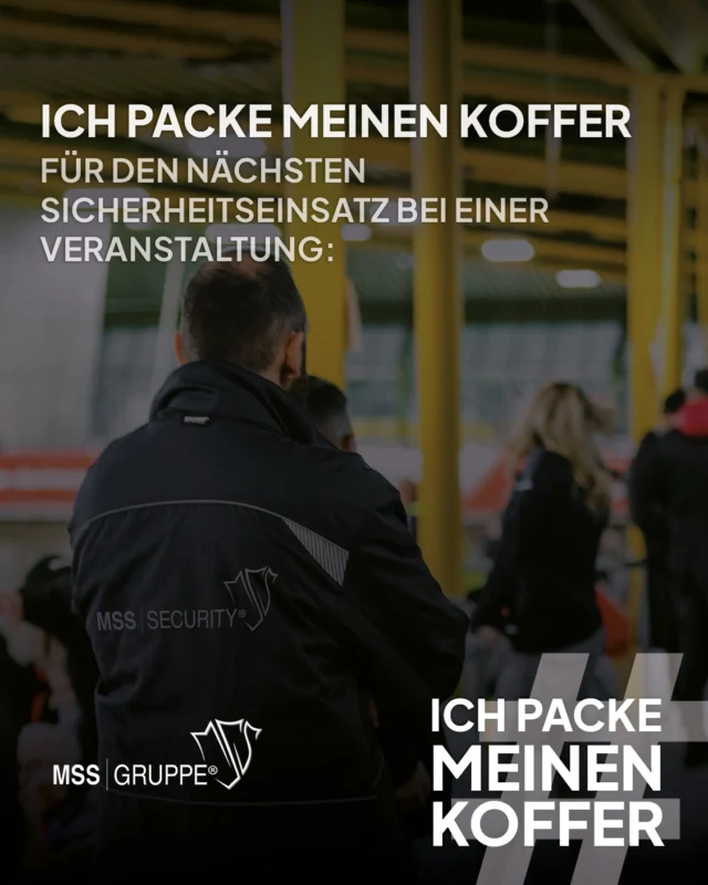 Ich packe meinen Koffer… für maximale Sicherheit auf Ihrer Veranstaltung! 📦

Ob Großevent oder Gewerbe – bei MSS Security ist alles bis ins Detail geplant. Von Funkgerät bis Notfallkarte: Unser Team kommt nicht nur vorbereitet, sondern mit Plan, Erfahrung und Übersicht. 💡💪

🔐 Sicherheit ist kein Zufall – sondern Organisation, Technik und Menschen, die wissen, was sie tun.
Sie planen ein Event? Wir sorgen für Sicherheit – kontaktieren Sie uns jetzt!

#MSSGruppe #MSSSecurity #Veranstaltungsschutz  #Objektschutz #Sicherheitsdienst #SicherheitVorOrt