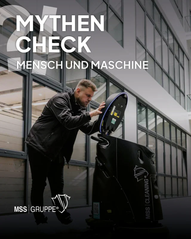 „Maschinen ersetzen den Menschen in der Gebäudereinigung komplett.“ 🧽🤖
Moderne Technik ist ein starker Helfer, aber sie ersetzt niemals das geschulte Auge, die Erfahrung und die Flexibilität unserer Reinigungskräfte. Maschinen sorgen für Effizienz – Menschen für Qualität und Verlässlichkeit.
Bei MSS setzen wir bewusst auf das Zusammenspiel von Technik und Teamwork. So entsteht ein Ergebnis, das hygienisch, gründlich und nachhaltig überzeugt.
Und weil wir Multidienstleister sind, hört es bei der Reinigung nicht auf: Sicherheit, Haustechnik und Facility Services sind direkt mitgedacht, für Gebäude, die in jeder Hinsicht bestens betreut sind.
#MSSGruppe #MythosUndFakt #Unterhaltsreinigung #Multidienstleister #MSSCleaning #MSSSecurity #FacilityManagement